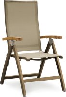 Reclining Chair APUS mit Textilene taupe