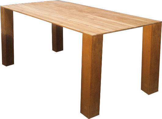 Tisch Misu Keilform 4 Fu&szlig; 220 cm